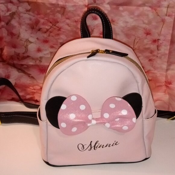 DISNEY DANI MINNIE MOUSE PINK MINI BACKPACK - Picture 1 of 11